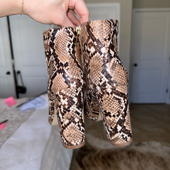 Snakeskin Booties - Picture 4 of 5
